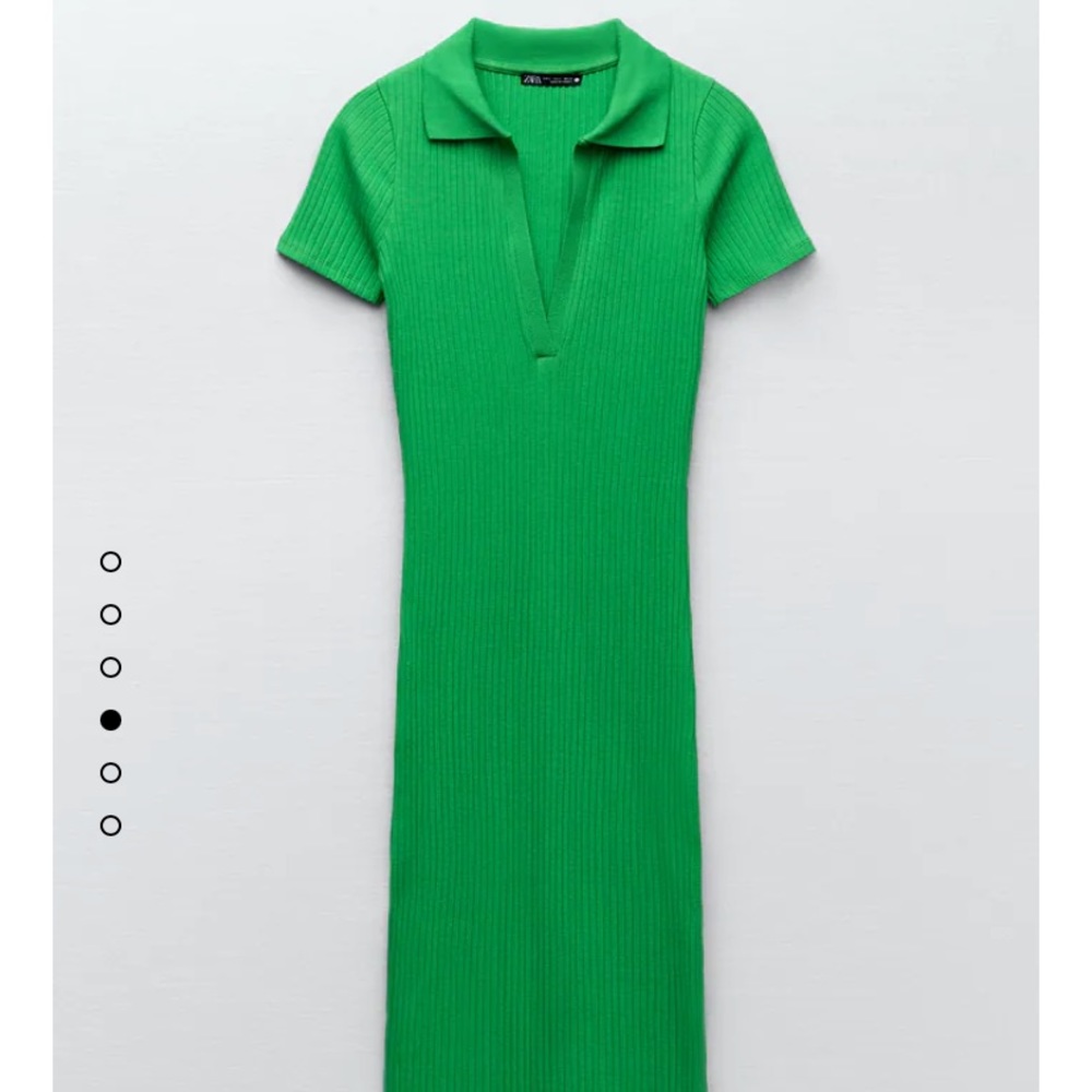 Zara ribbed midi dress